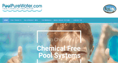 Desktop Screenshot of poolpurewater.com